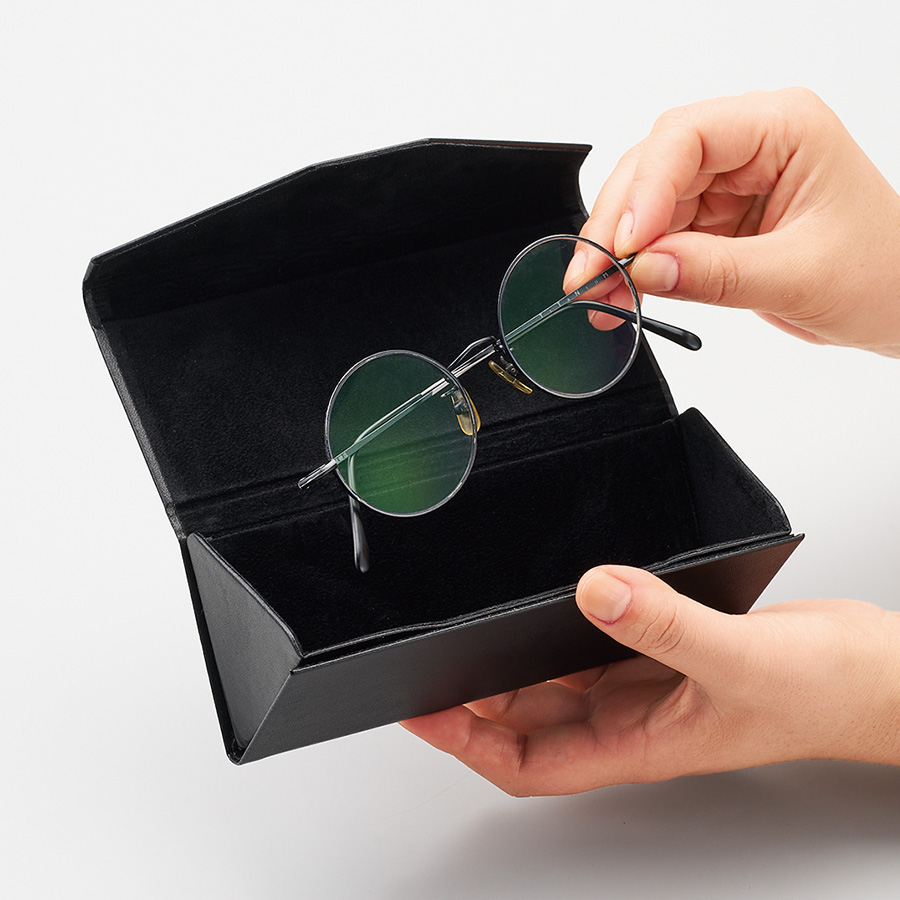 レザースタイルメガネケース