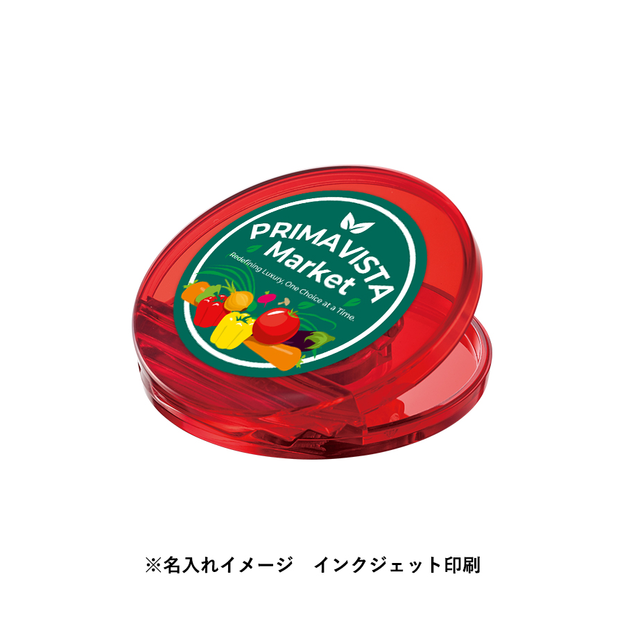くっつくラウンドクリップ　クリア