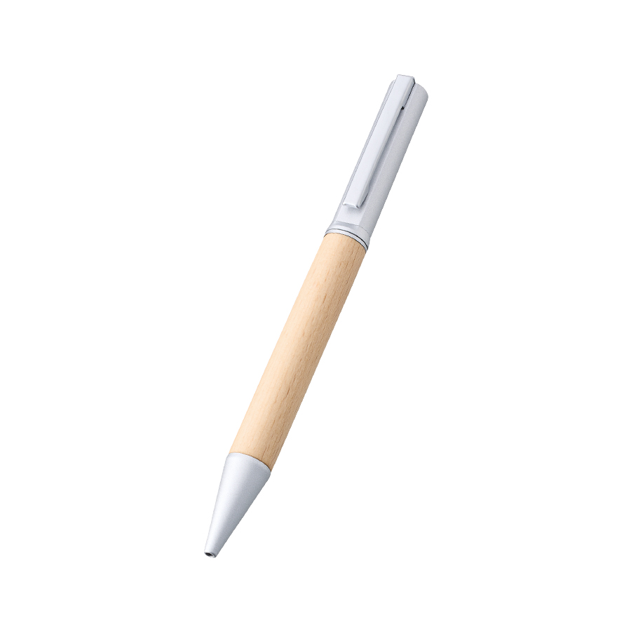 【先行掲載】ウッドグリップメタルボールペン（再生真鍮）