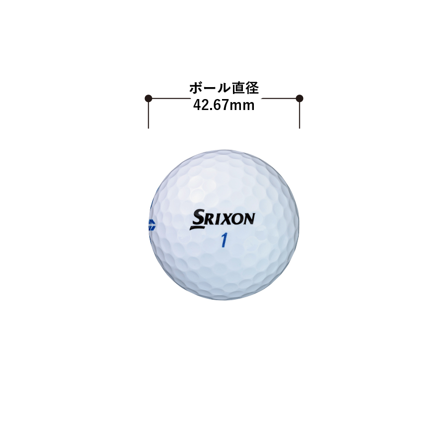 ダンロップ　ゴルフボール SRIXON AD SPEED4（3pcs）