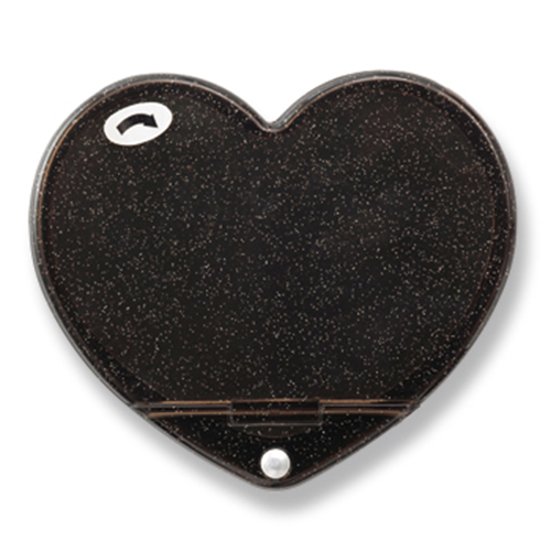 ラメ入りスライドミラー（ハート）