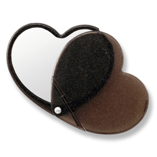 ラメ入りスライドミラー（ハート）
