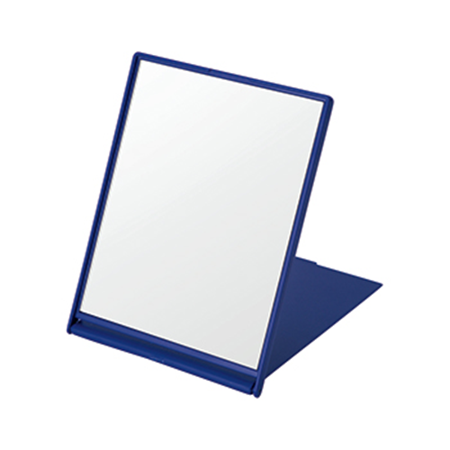 TM-0058【アウトレット】マットスクエアミラー（L）　ネイビー