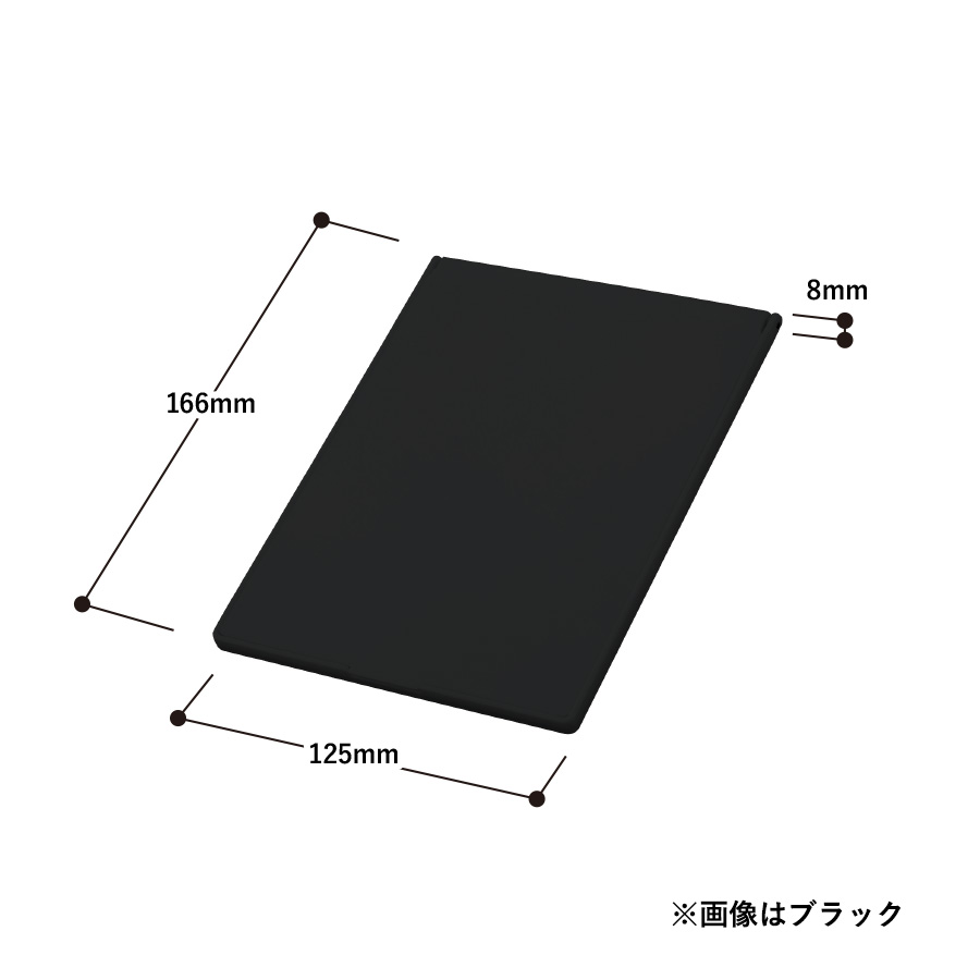 【アウトレット】マットスクエアミラー（L）　ネイビー