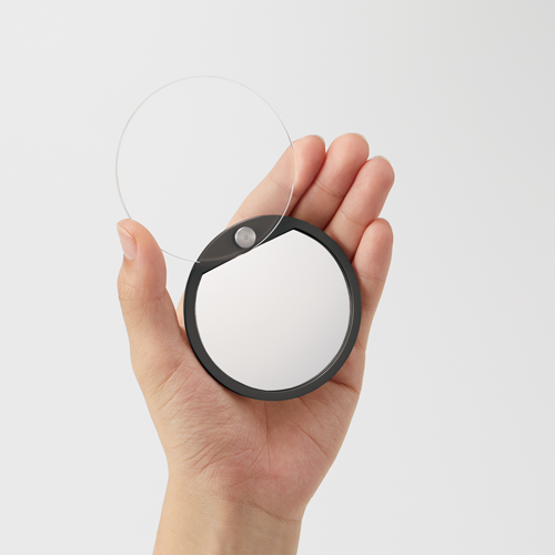 【アウトレット】クリアスライドミラー　ラウンド