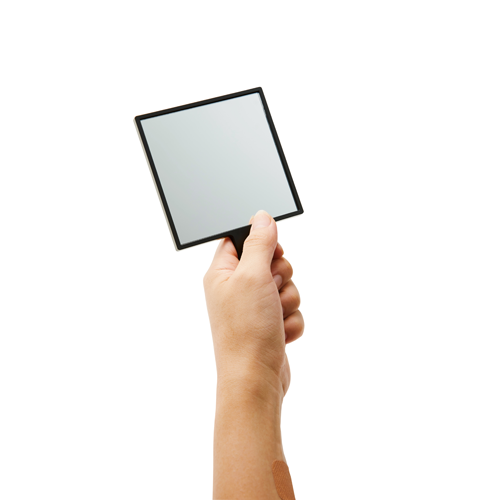 スクエアハンドミラー