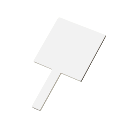 スクエアハンドミラー