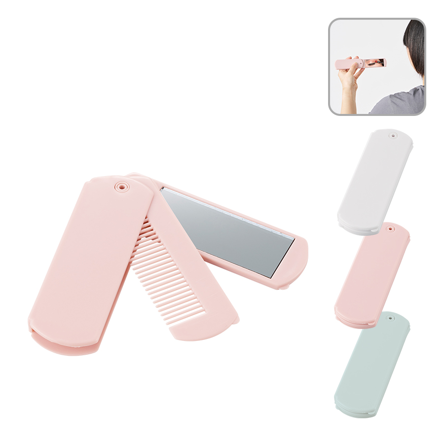 TM-0074折りたたみコーム（ミラー付）