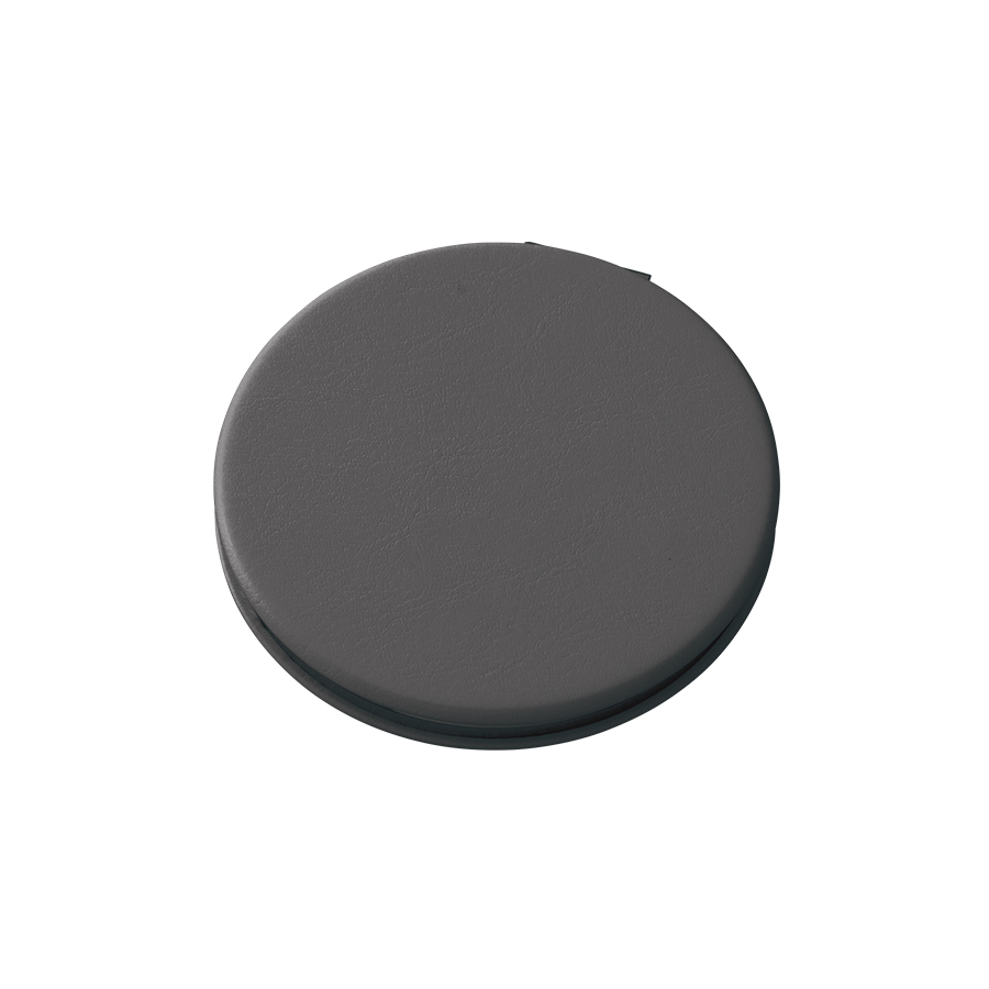 全面印刷できる合皮コンパクトミラー　ラウンド（両面対応）