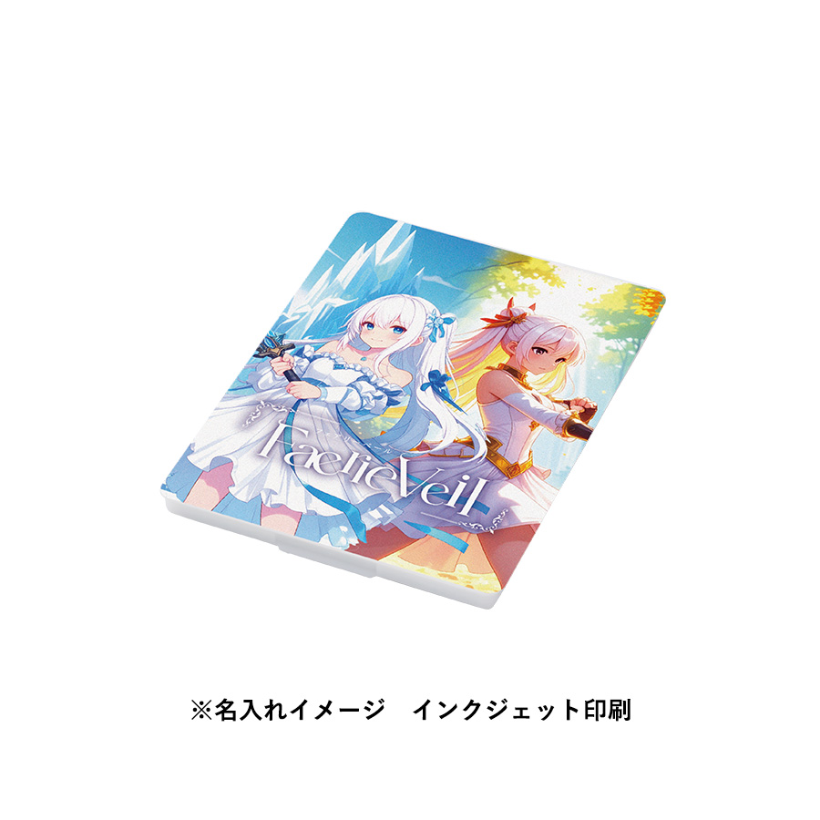 全面印刷できるマットスクエアミラー（S）