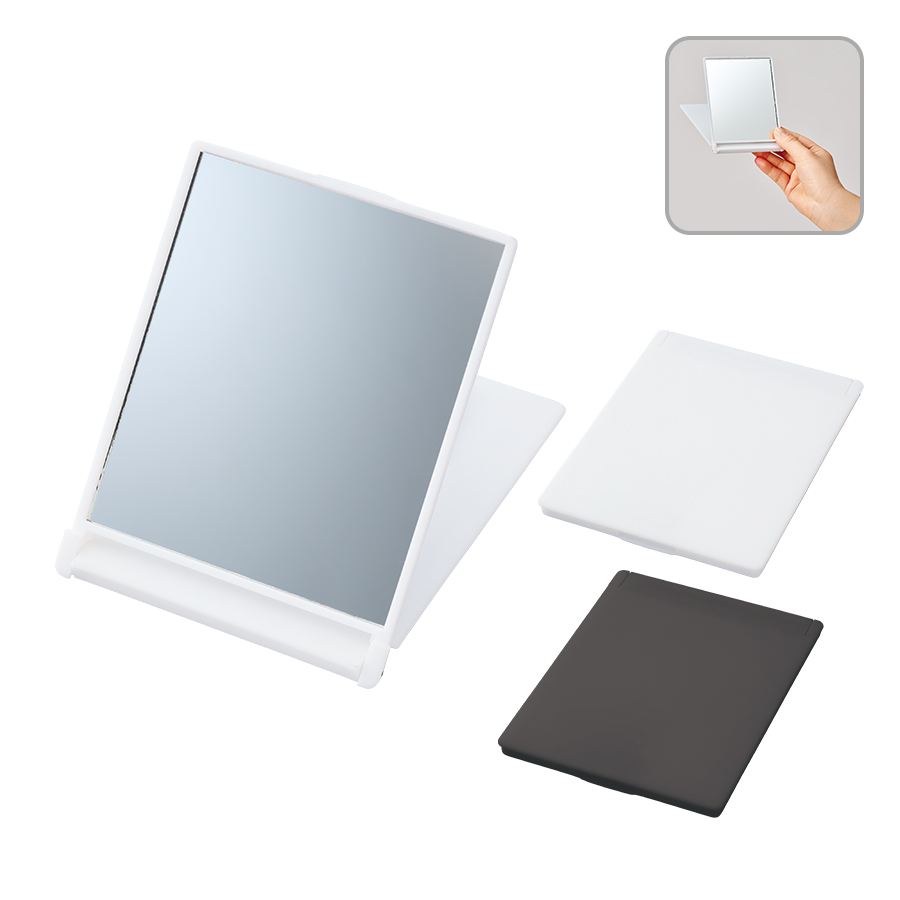 TM-0082全面印刷できるマットスクエアミラー（M）