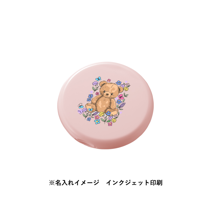 コーム付コンパクトミラー　ラウンド