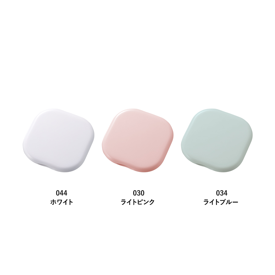 コーム付コンパクトミラー　スクエア