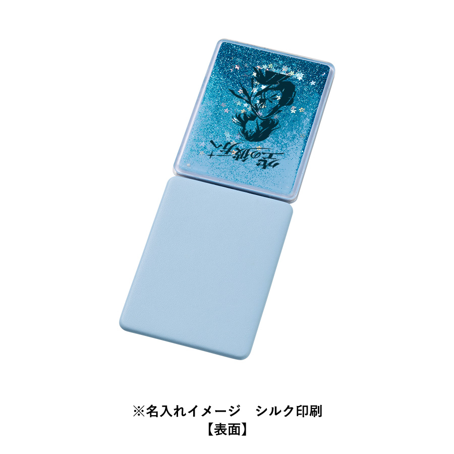 グリッターフローティングコンパクトミラー　スクエア
