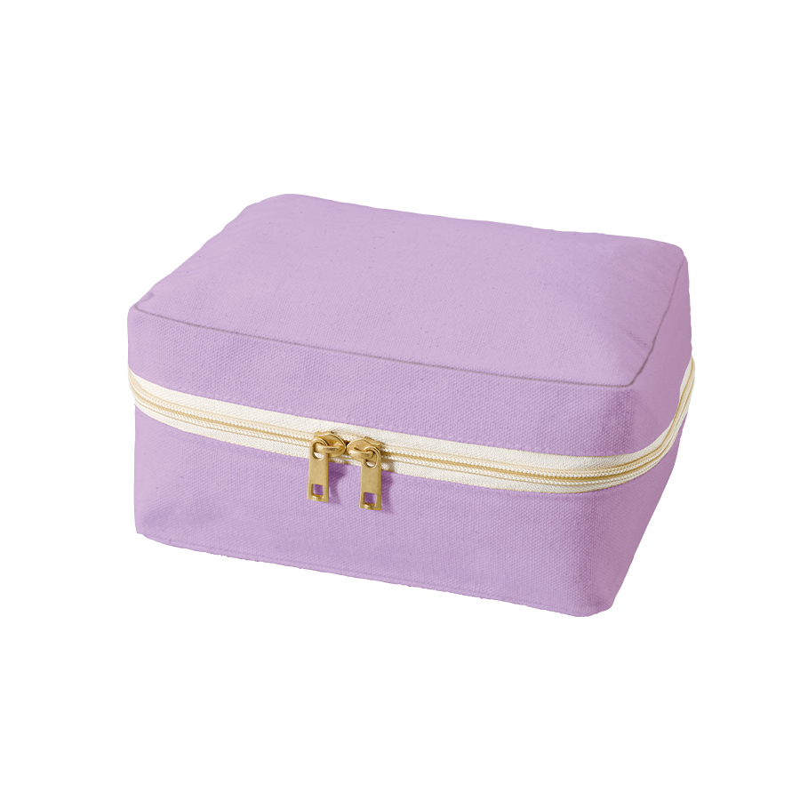 キャンバススクエアファスナーポーチ（M）