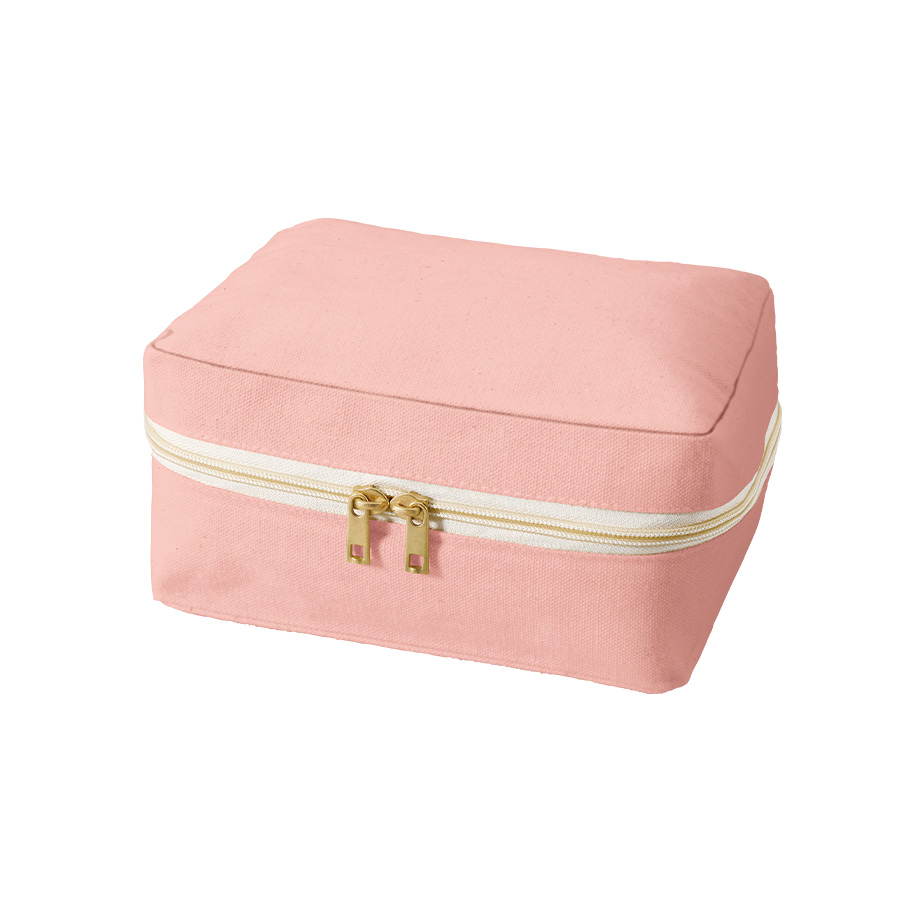 キャンバススクエアファスナーポーチ（M）