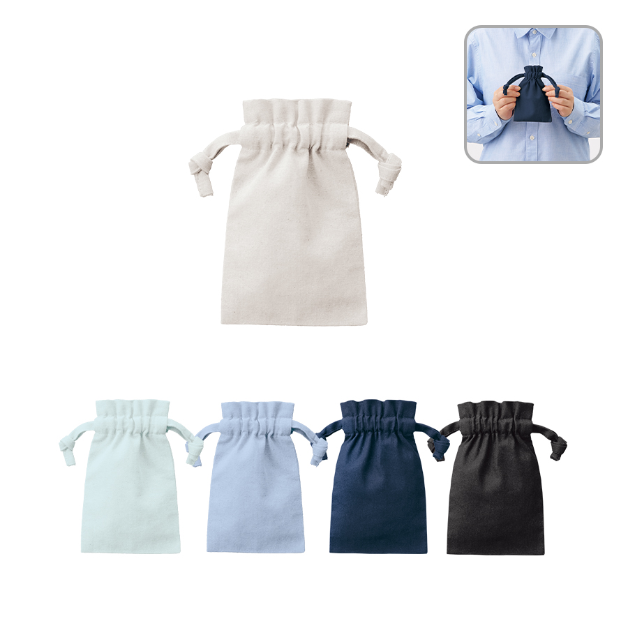 TP-0012厚手コットンフリル巾着（SS）