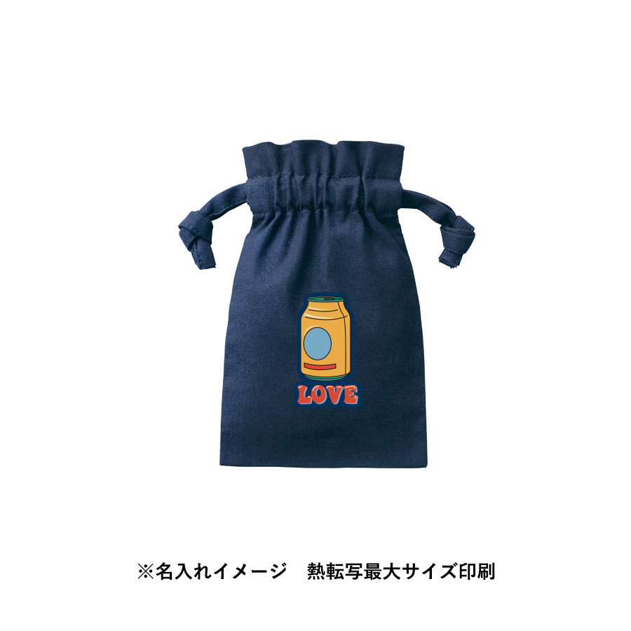 厚手コットンフリル巾着（SS）