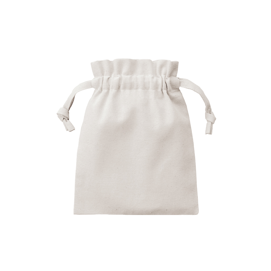 厚手コットンフリル巾着（S）