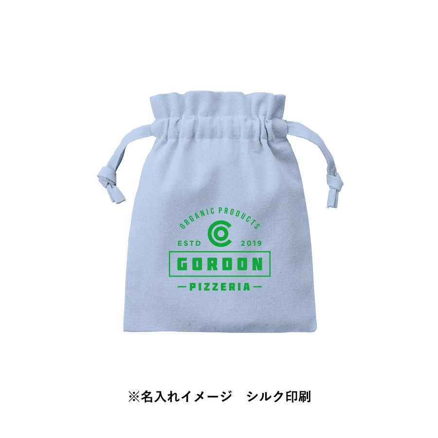 厚手コットンフリル巾着（S）