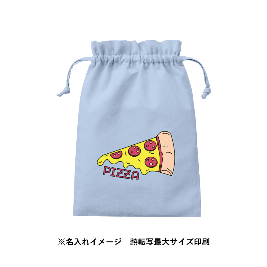 厚手コットンフリル巾着（L）