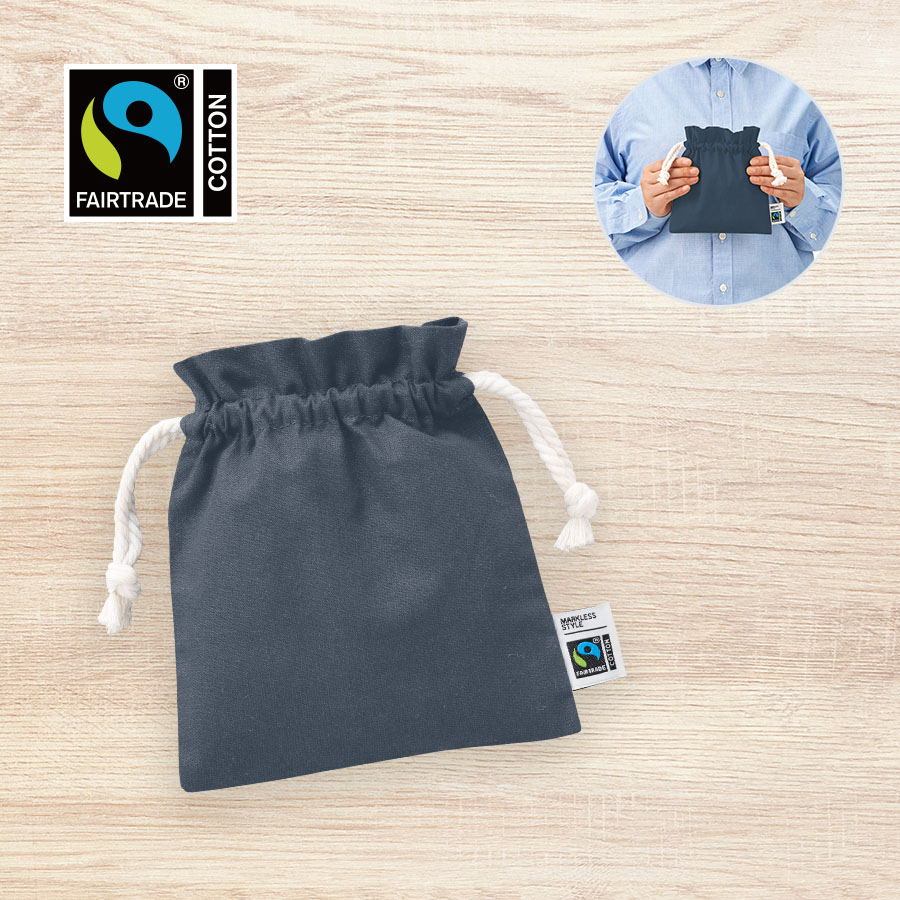 TP-0048フェアトレードコットンフリル巾着（S）