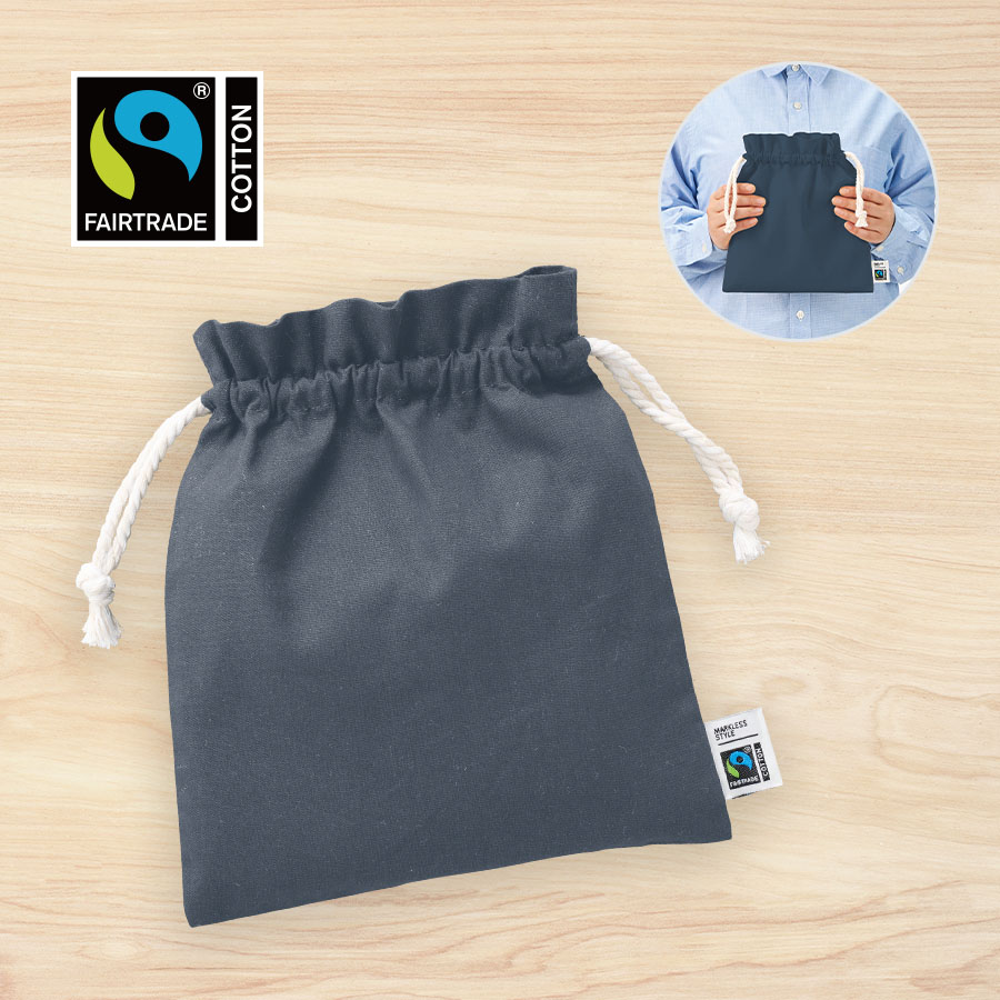 TP-0049フェアトレードコットンフリル巾着（M）