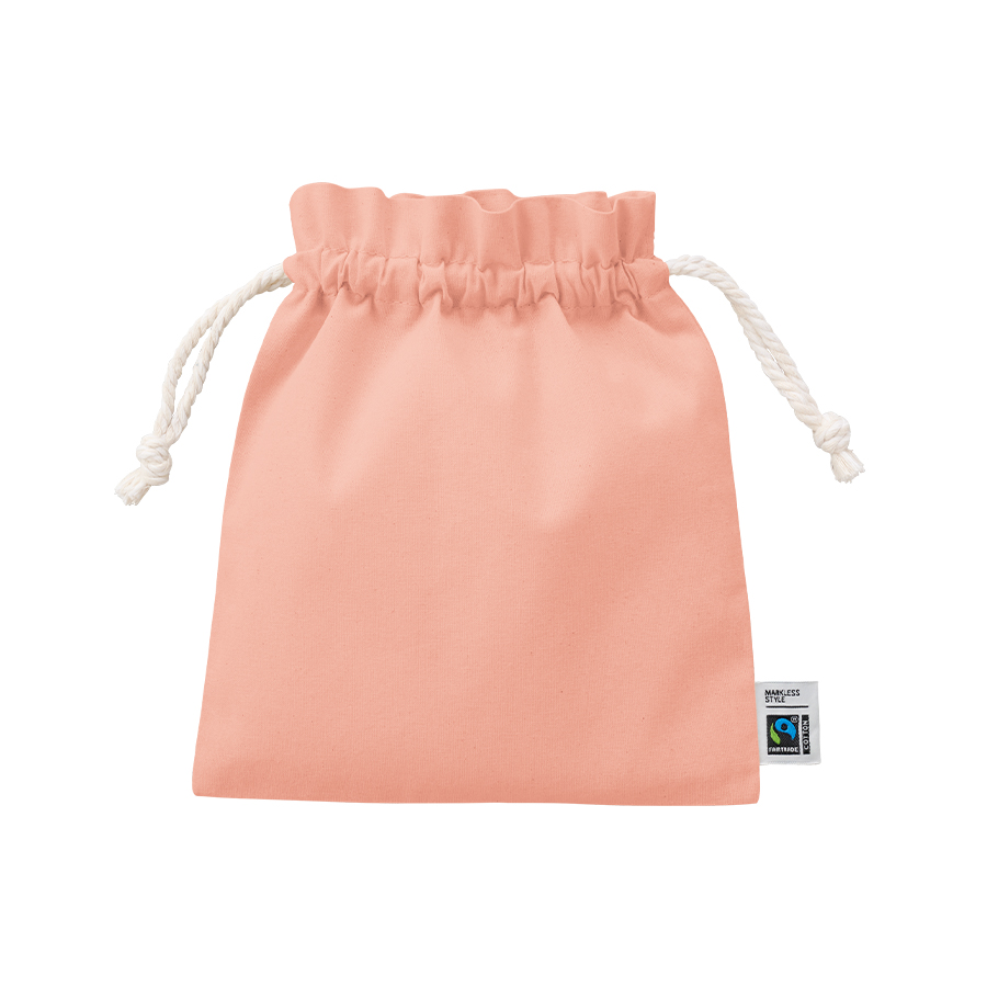 フェアトレードコットンフリル巾着（M）