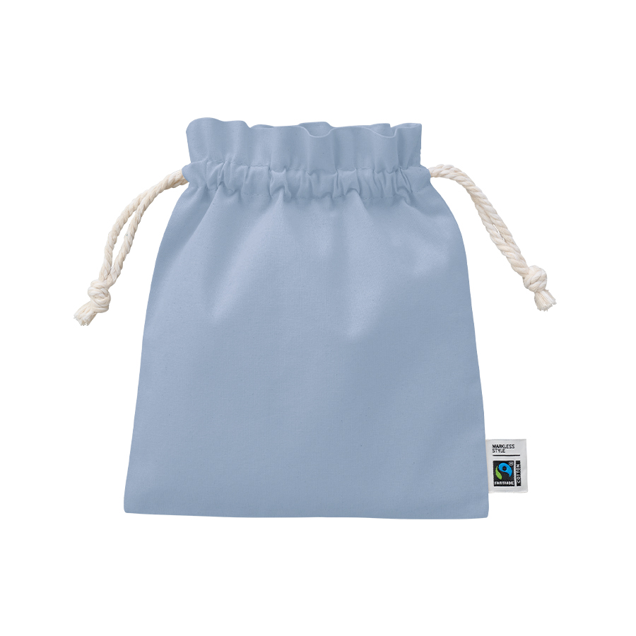 フェアトレードコットンフリル巾着（M）