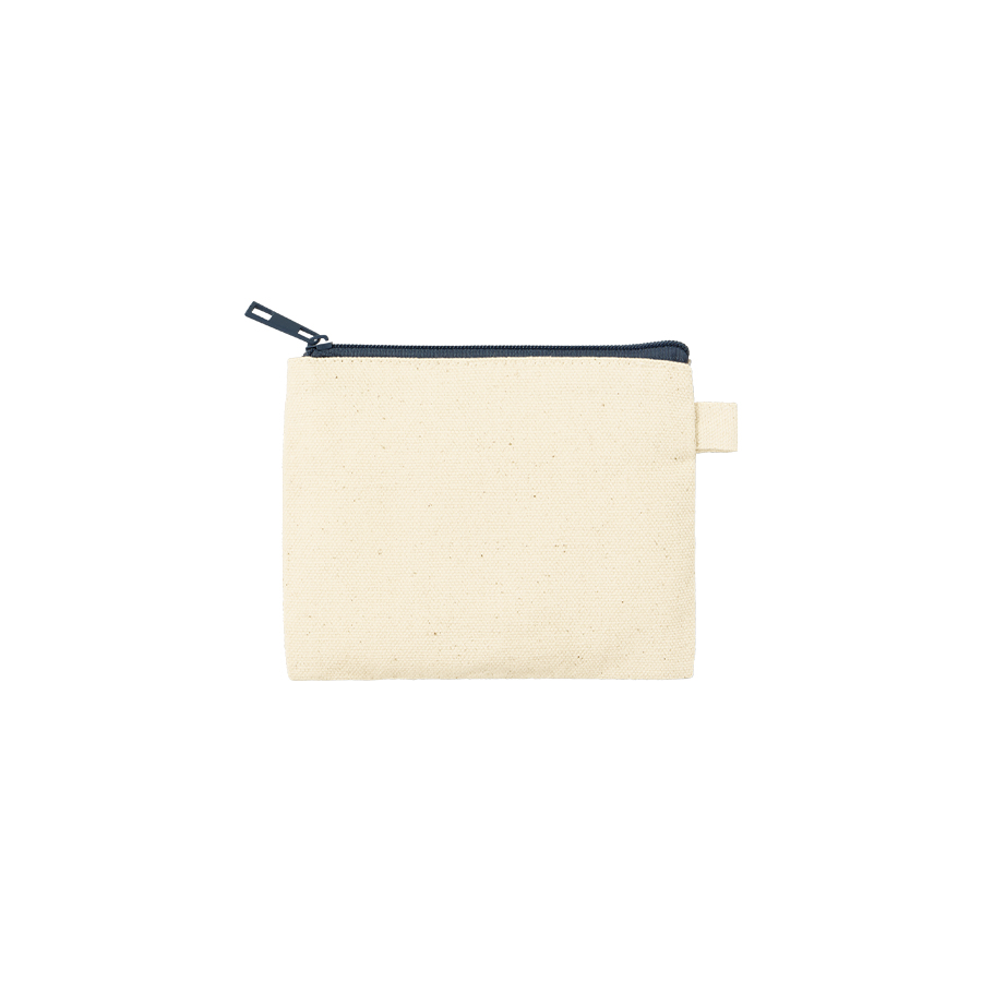 カラーファスナーキャンバスフラットポーチ（SS）