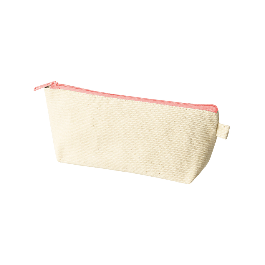 カラーファスナーキャンバスロングポーチ