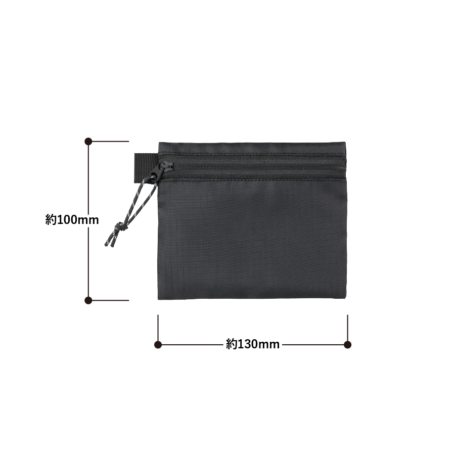 リップストップフラットポーチ（SS）