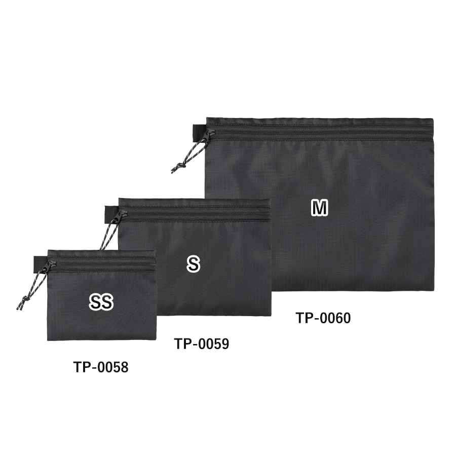 リップストップフラットポーチ（M）