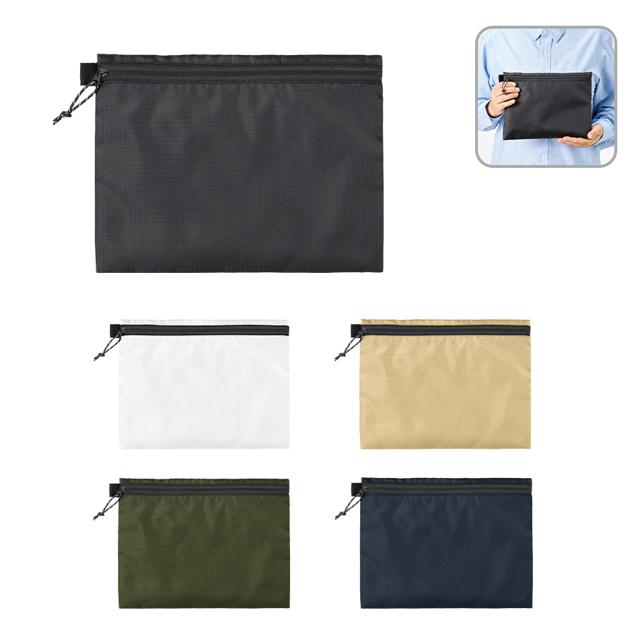 TP-0060リップストップフラットポーチ（M）