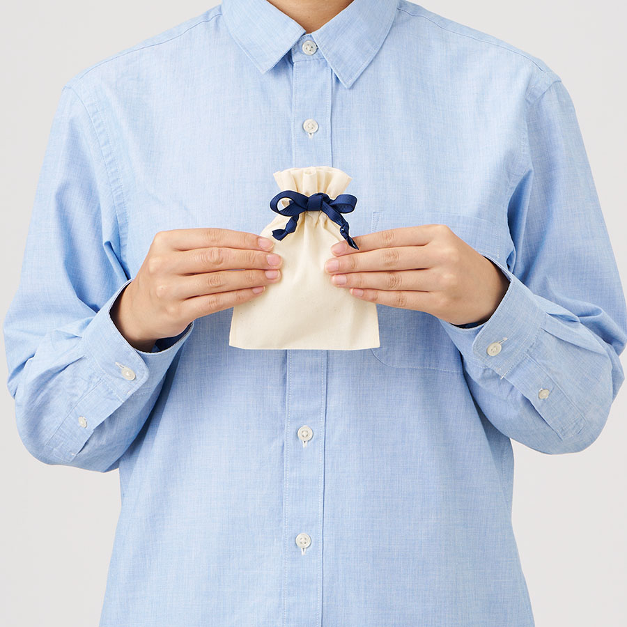 コットンカラーリボン巾着（SS）