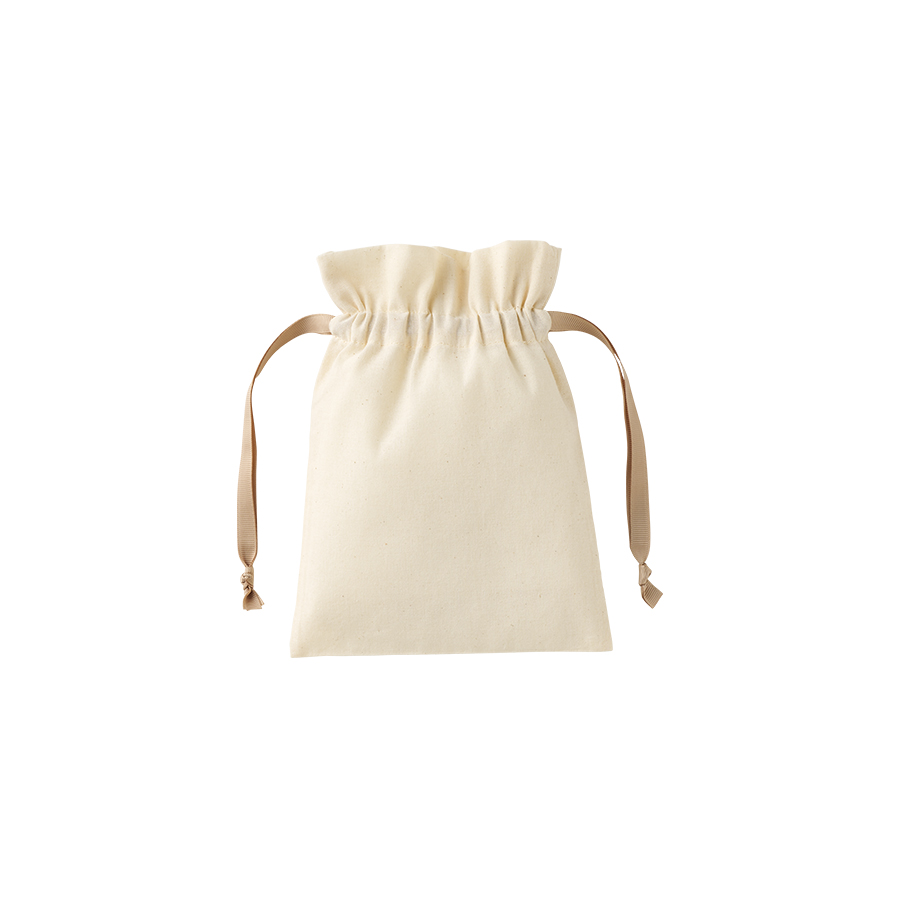 コットンカラーリボン巾着（S）