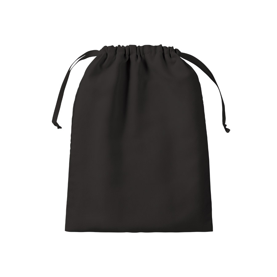 スウェード風巾着（L）