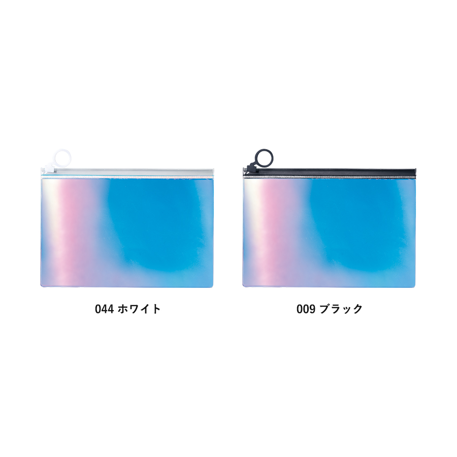 オーロラPVCポーチ（M）