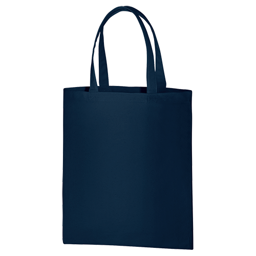 ライトキャンバスバッグ（L）　ネイビー・ブラック