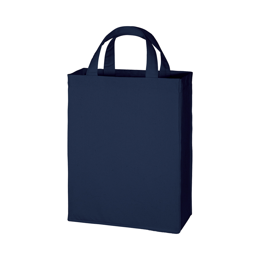 キャンバスカレッジトート（M）　ネイビー・ブラック