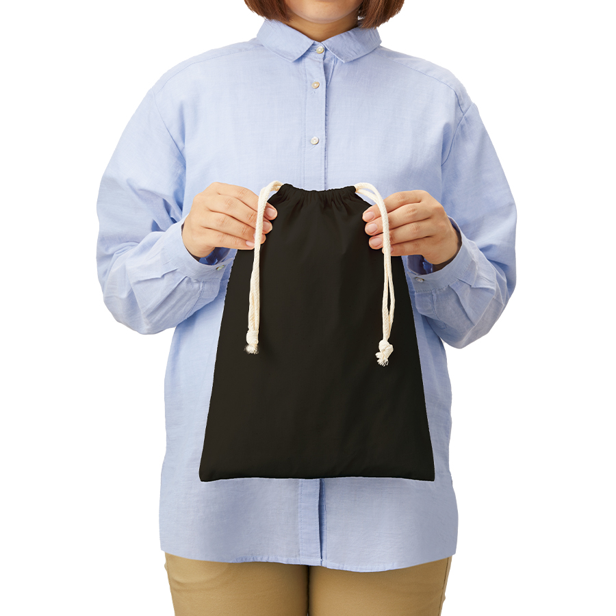 コットン巾着（L）