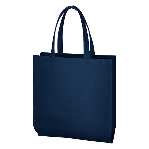 ライトキャンバスバッグ　横マチ付