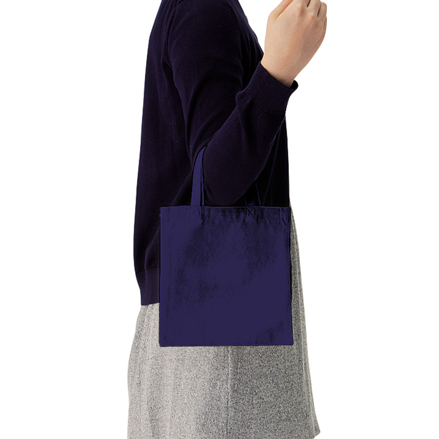 ライトキャンバスバッグ（S）　ネイビー・ブラック