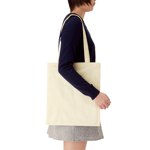 コットンナチュラルショルダートート　ナチュラル