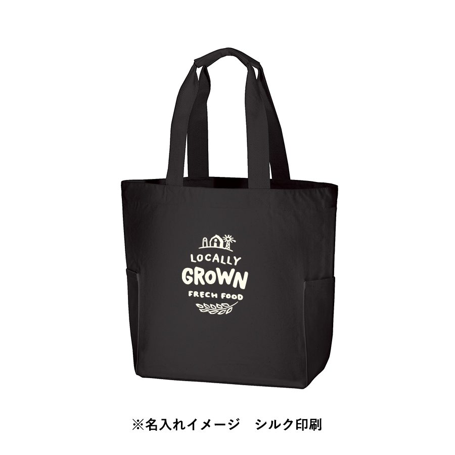 厚手キャンバスマルチトート　ナイトブラック