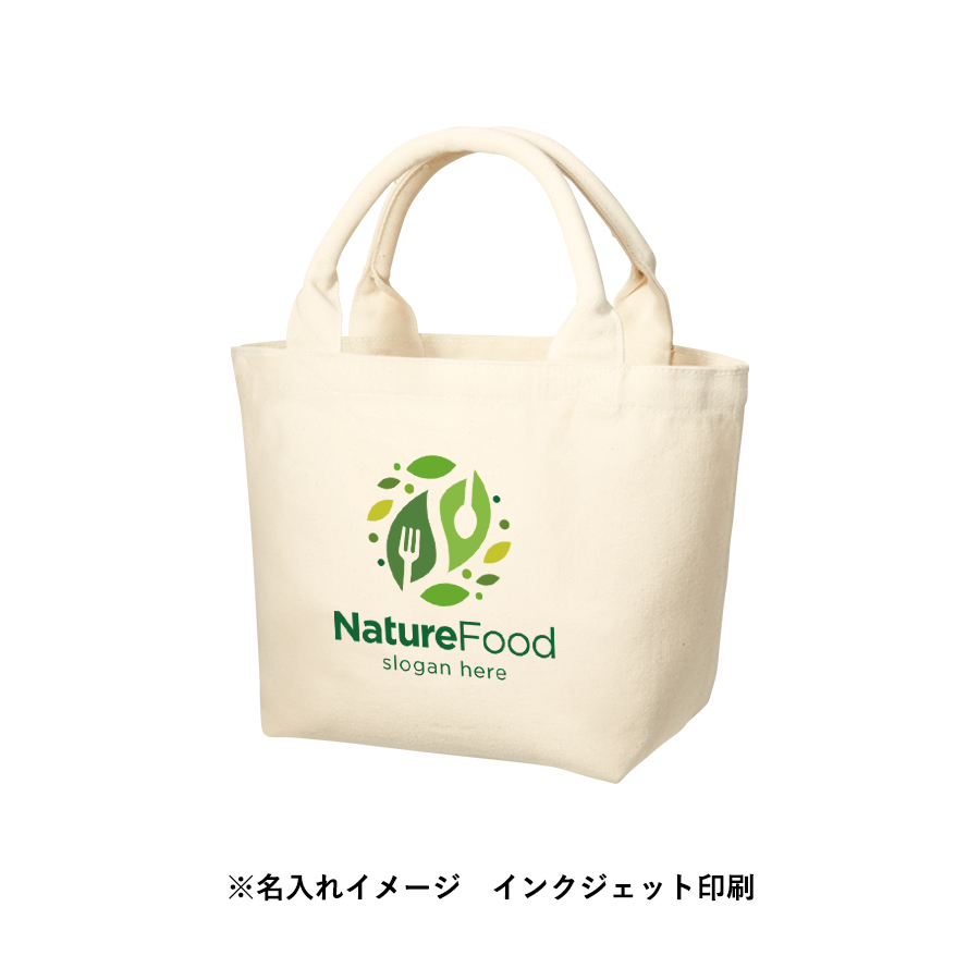 厚手キャンバスパイプハンドルトート　ナチュラル