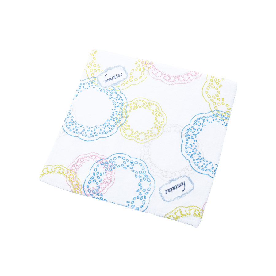 ソフトタッチミニタオル　ホワイト