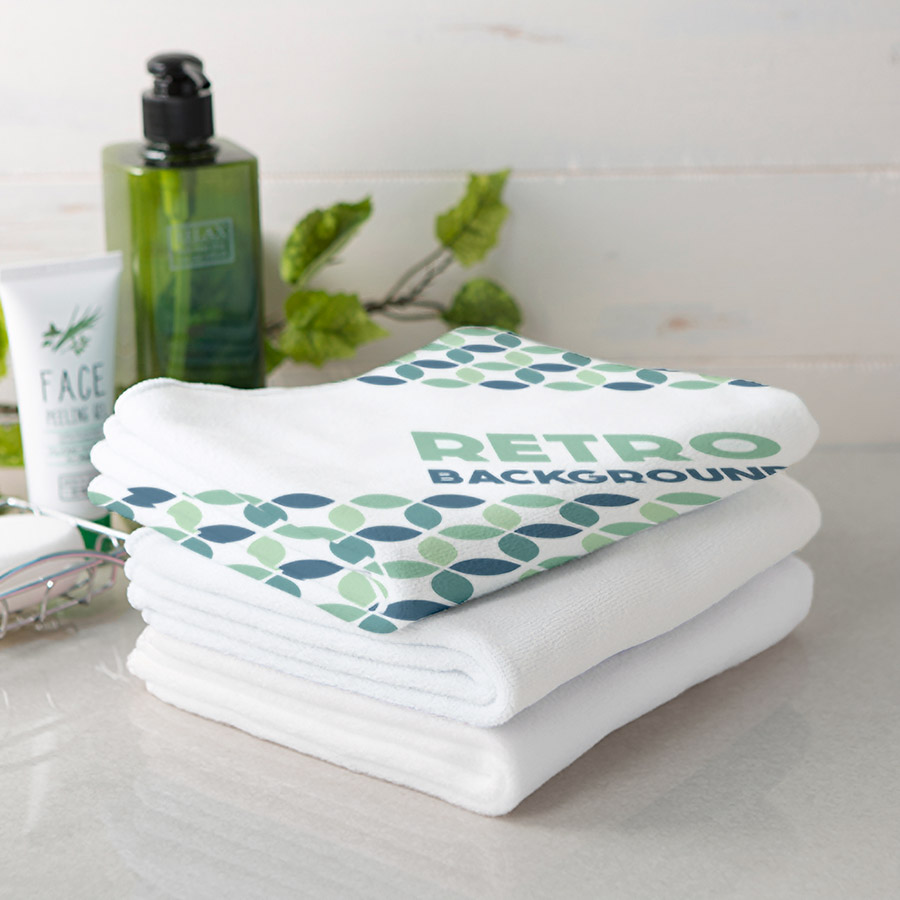 ソフトタッチフェイスタオル　ホワイト