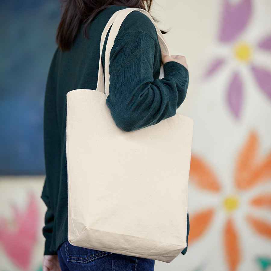 キャンバスデイリートート（M）ナチュラル