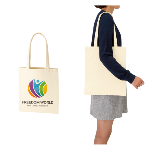 厚手コットンバッグ（M）ナチュラル